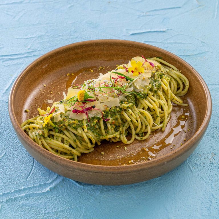 Pistachio Pesto Spaghettini